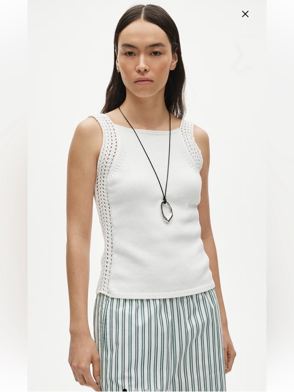J. Crew Crochet Sweater Tank
